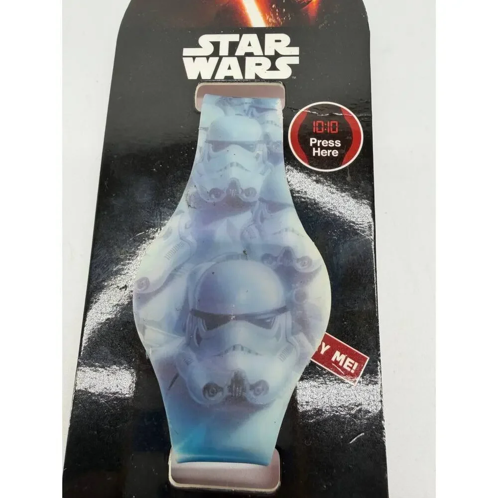 Star Wars Stormtrooper LED Digital Slap Watch New Needs Battery Disney